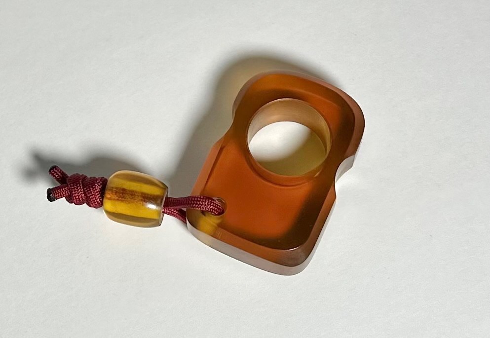 BullDog EDC Willian Peck Crafted Ultem PEI Pocket Art SFK | Bead Collectible NEW