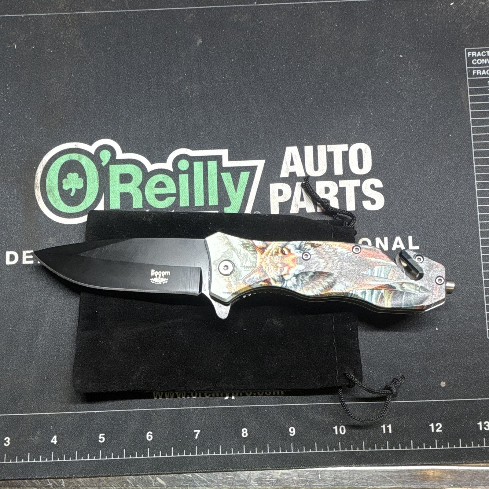 Böker Magnum Pocketknife Drop Point Plain Edge 2.76-4in SS Liner Lock