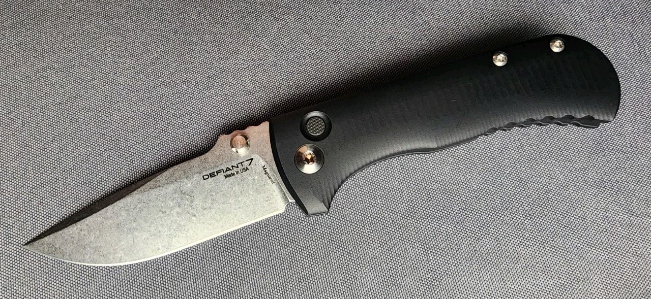 NEW! Defiant 7 / Les George – Talos – Manual Button Lock & MagnaCut Blade 🌟