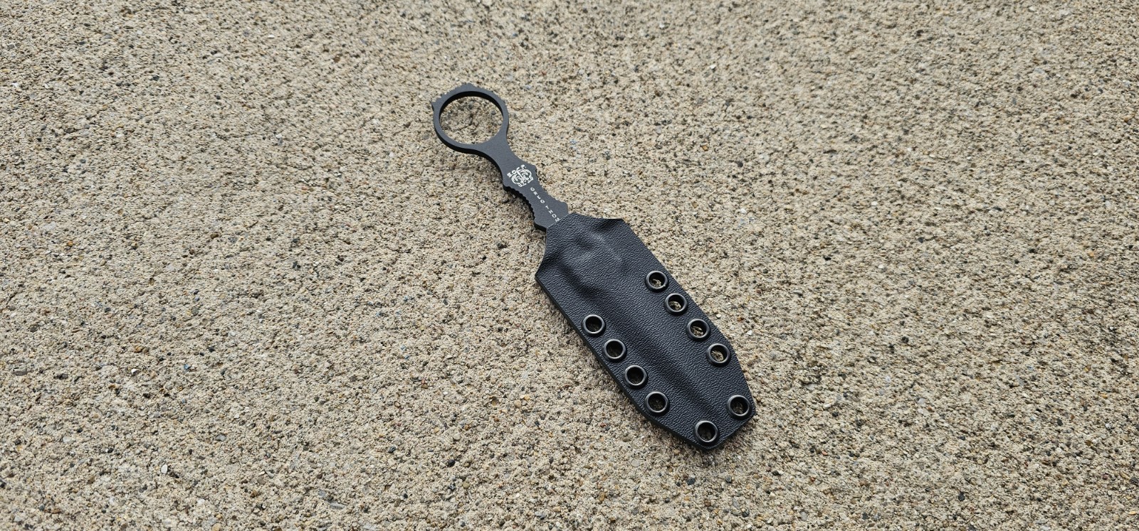 BENCHMADE «SOCP 176BK» kydex sheath, PANCAKE style Sheath, Paracord (BK)
