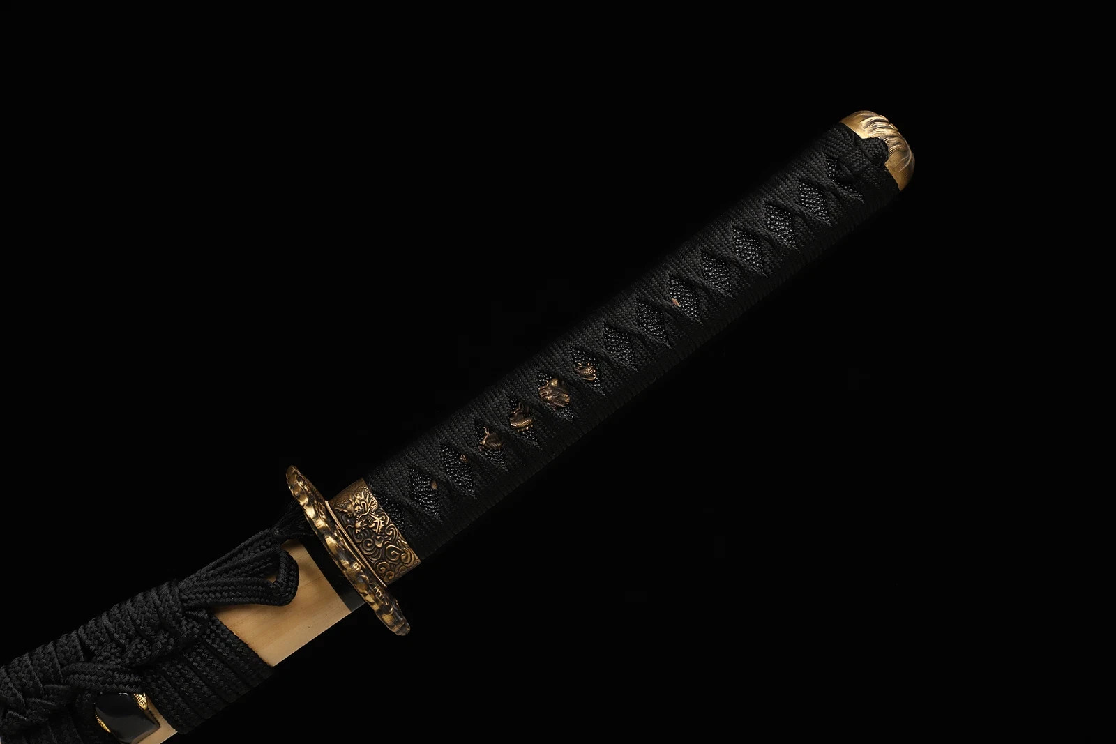 Oni Demon Samurai Katana Sword Clay Tempered T10 Steel Blade Choji Hamon