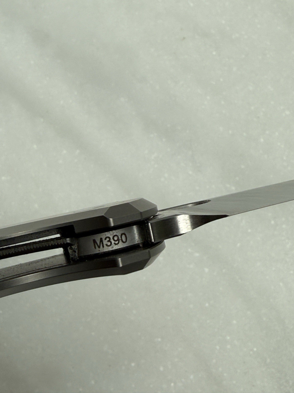 Urban EDC F5.5 Pocket Knife Full Ti M390 Flat Grind Rare Good Condition