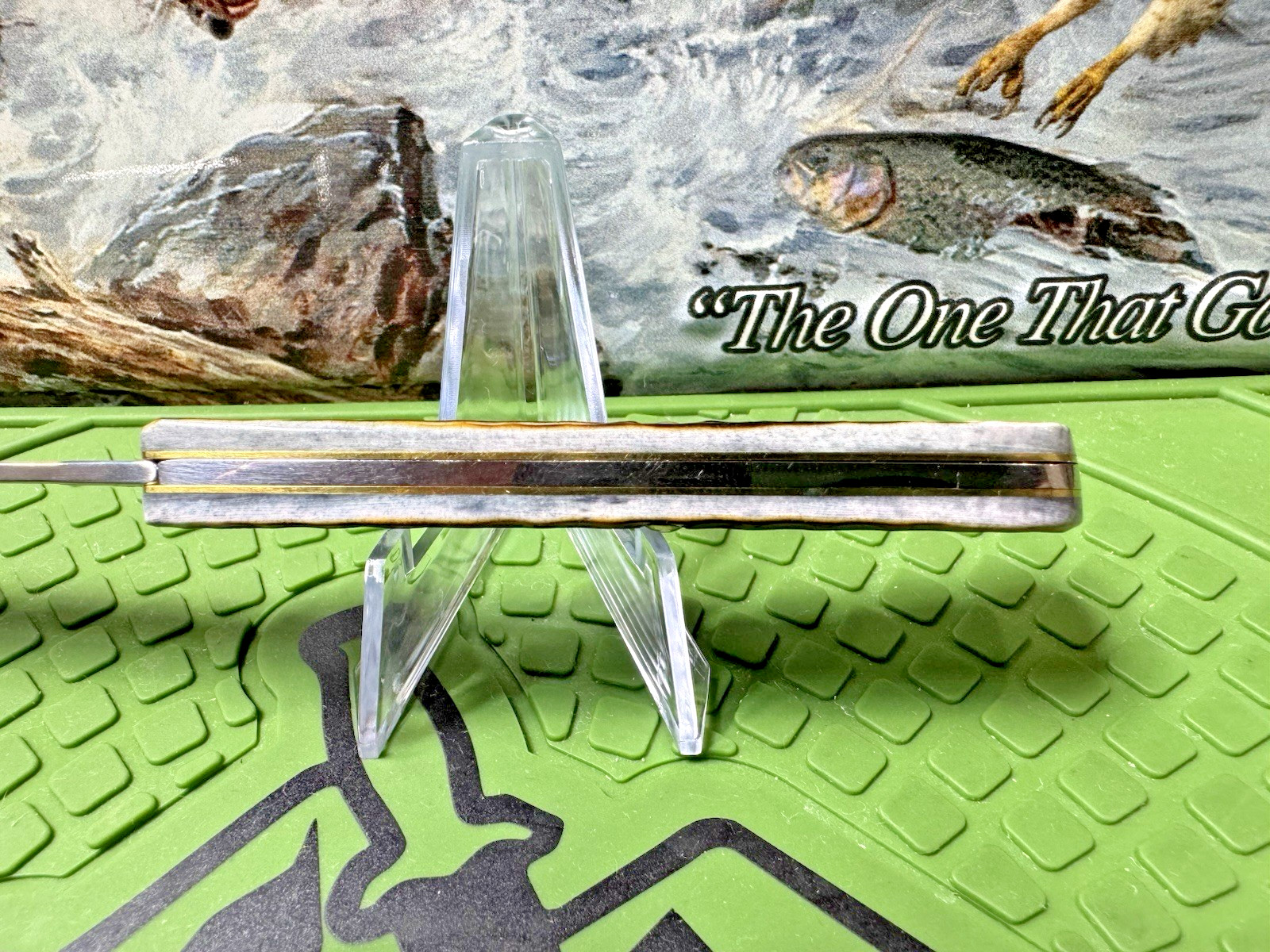 2025 Case Tin Roof Sod Buster Jr. Burnt Gray Bone Rogers Corn Cob Jig 6137 – New
