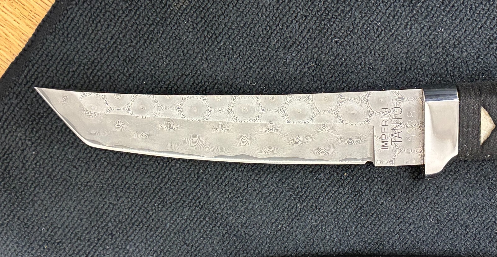 NEW RARE Cold Steel Damascus Imperial Tanto 1980’s Mint with Sheath