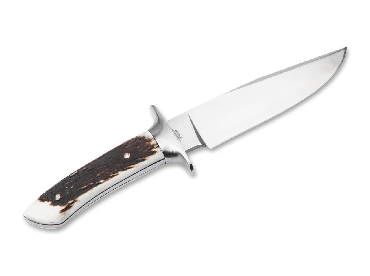 BOKER ARGENTINA Torito HX Fixed Blade Hunting Knife 6.38″ ACX390 Stag 02BA593HX
