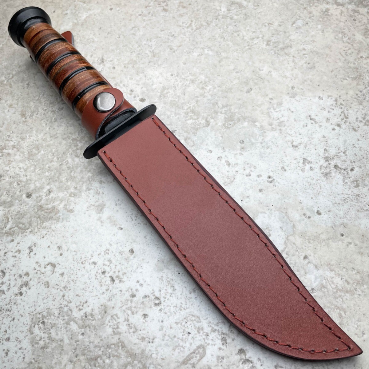12″ Military Tactical WWII COMBAT Fixed Blade Survival Hunting KNIFE w/ Sheath
