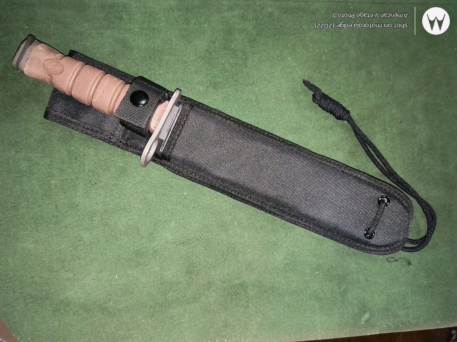 Vintage Knife OKC-3S Bayonet USMC & MOLLE Sheath Military Ontario Knife Co