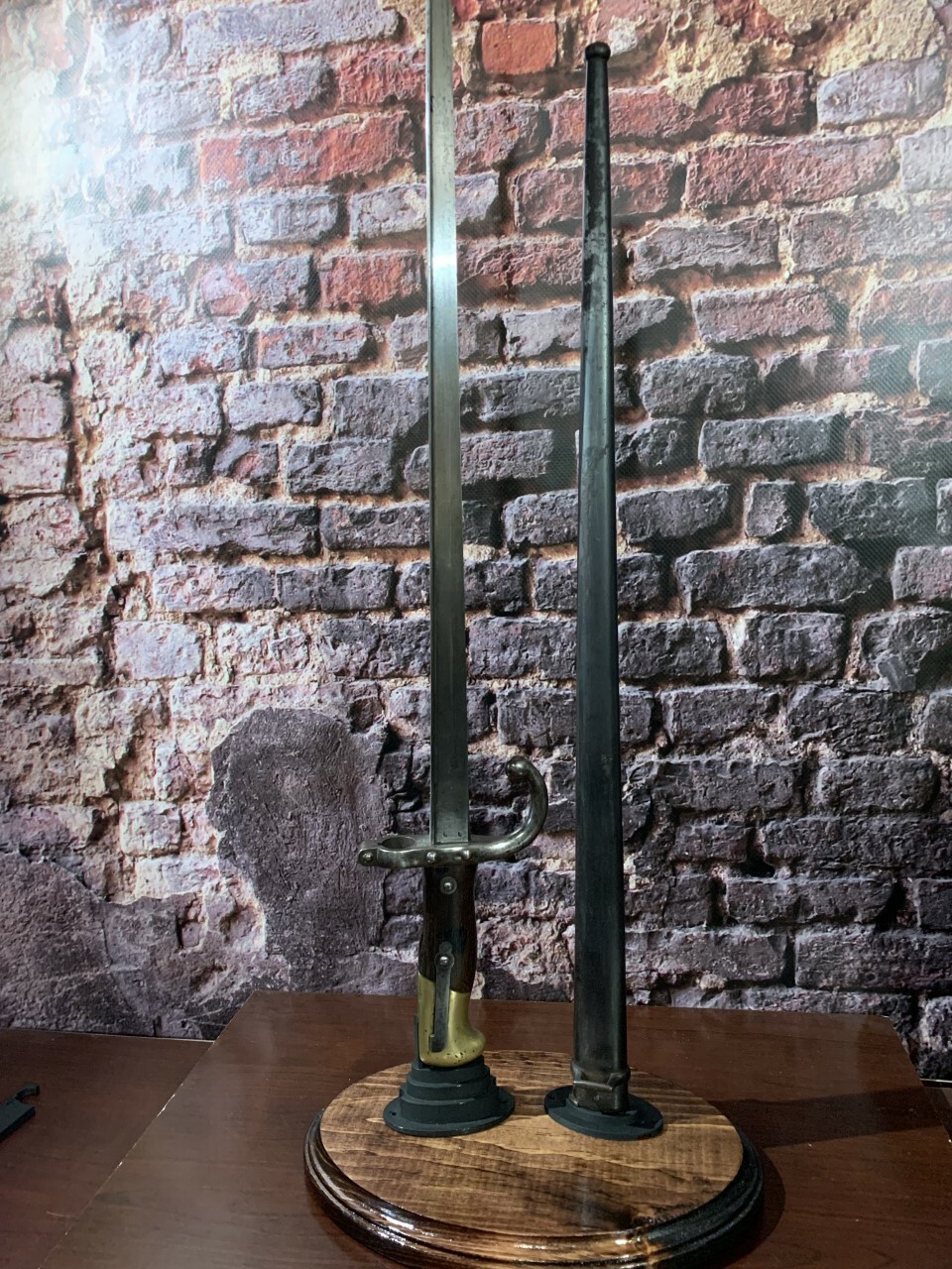 Bayonet Stands for the French Chassepot 1866 and 1874 Gras Bayonet/Scabbard