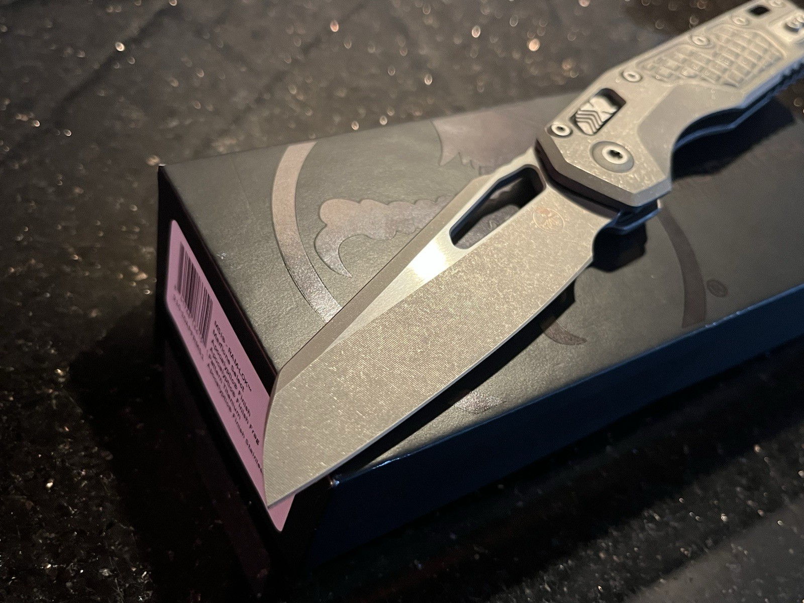 Microtech Marfione Select MSI RAM Lok Frag Titanium Handles