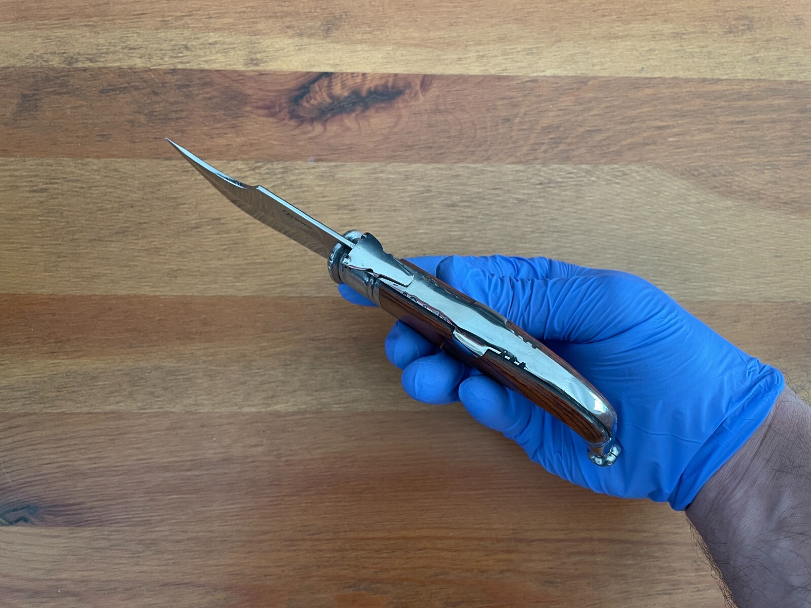 3.5” Spanish Navaja Capaora Pocket Knife Red Stamina Wood – USA seller