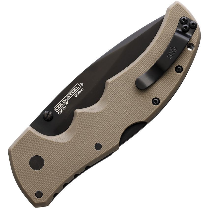 Cold Steel Recon 1 Lockback Folding Knife 4″ CPM S35VN Steel Blade G10 Handle