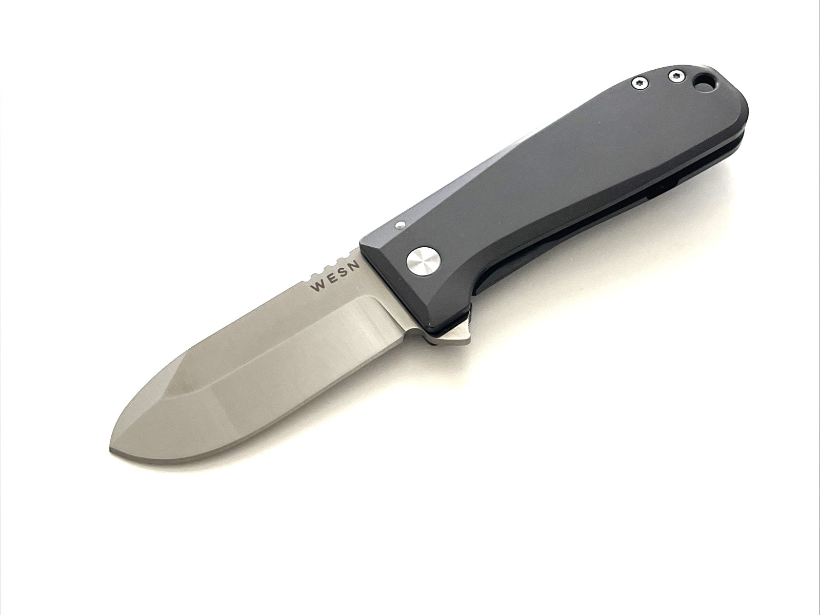 WESN 04 Allman Folding Knife CPM S35VN Blade Titanium Handle