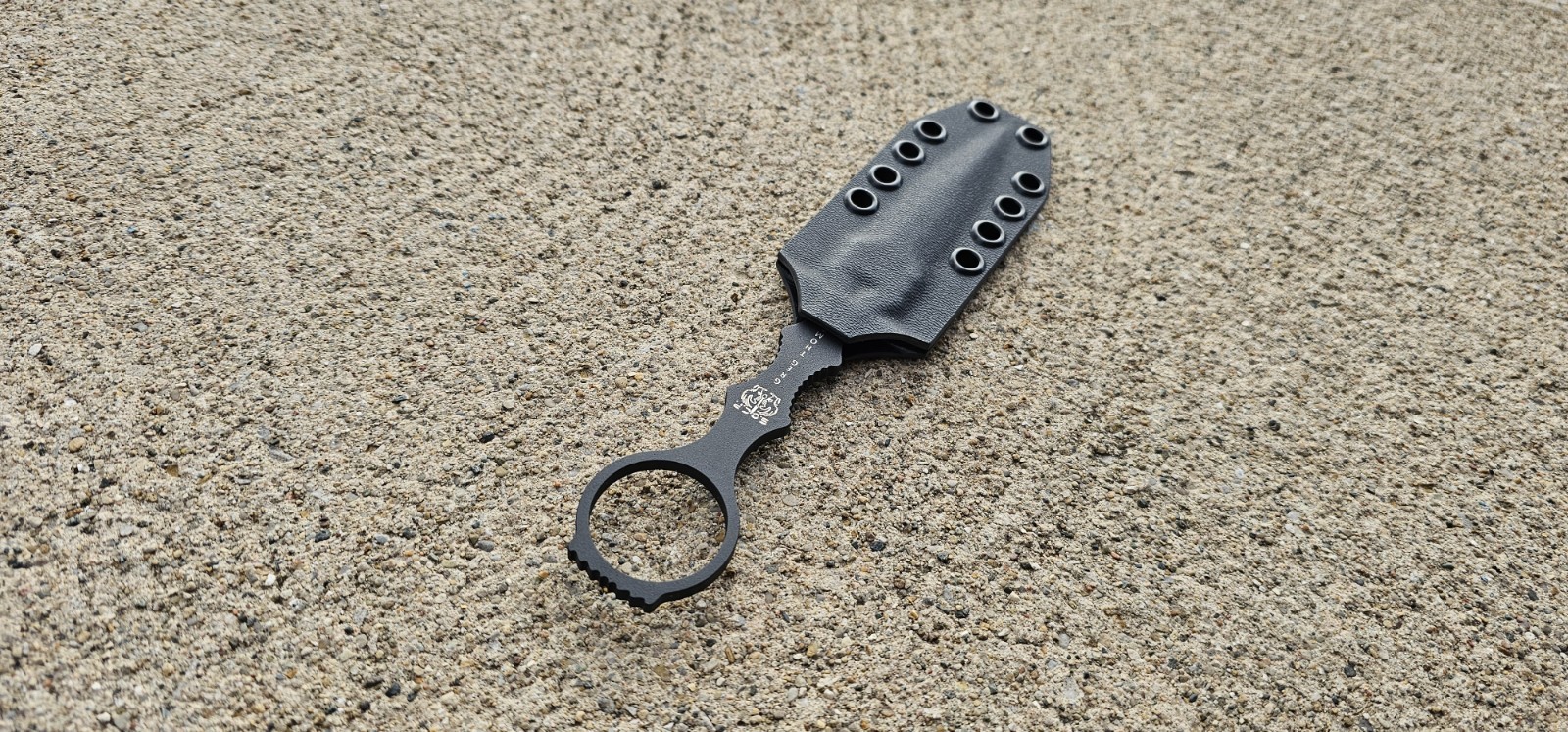BENCHMADE «SOCP 176BK» kydex sheath, PANCAKE style Sheath, Paracord (BK)