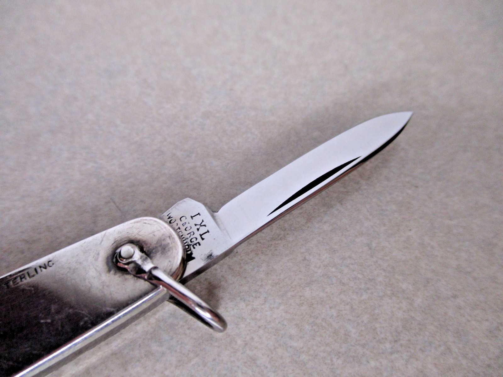 RARE Sterling Silver IXL George Wostenholm US Senate Pocket Knife United States