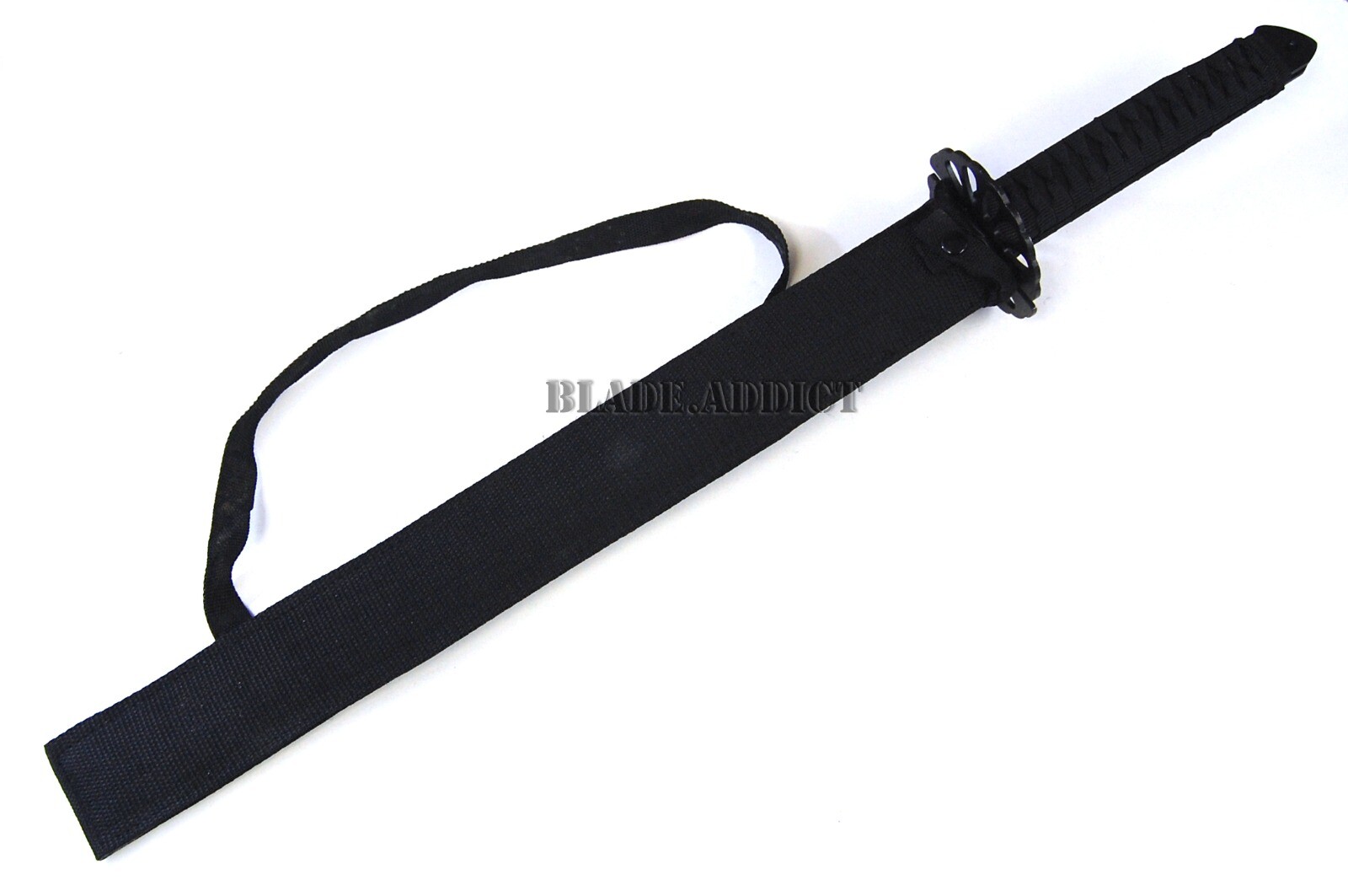 2PC BLACK Full Tang 27″ Ninja Samurai Twin Tanto Blade Sword Machete Katana New