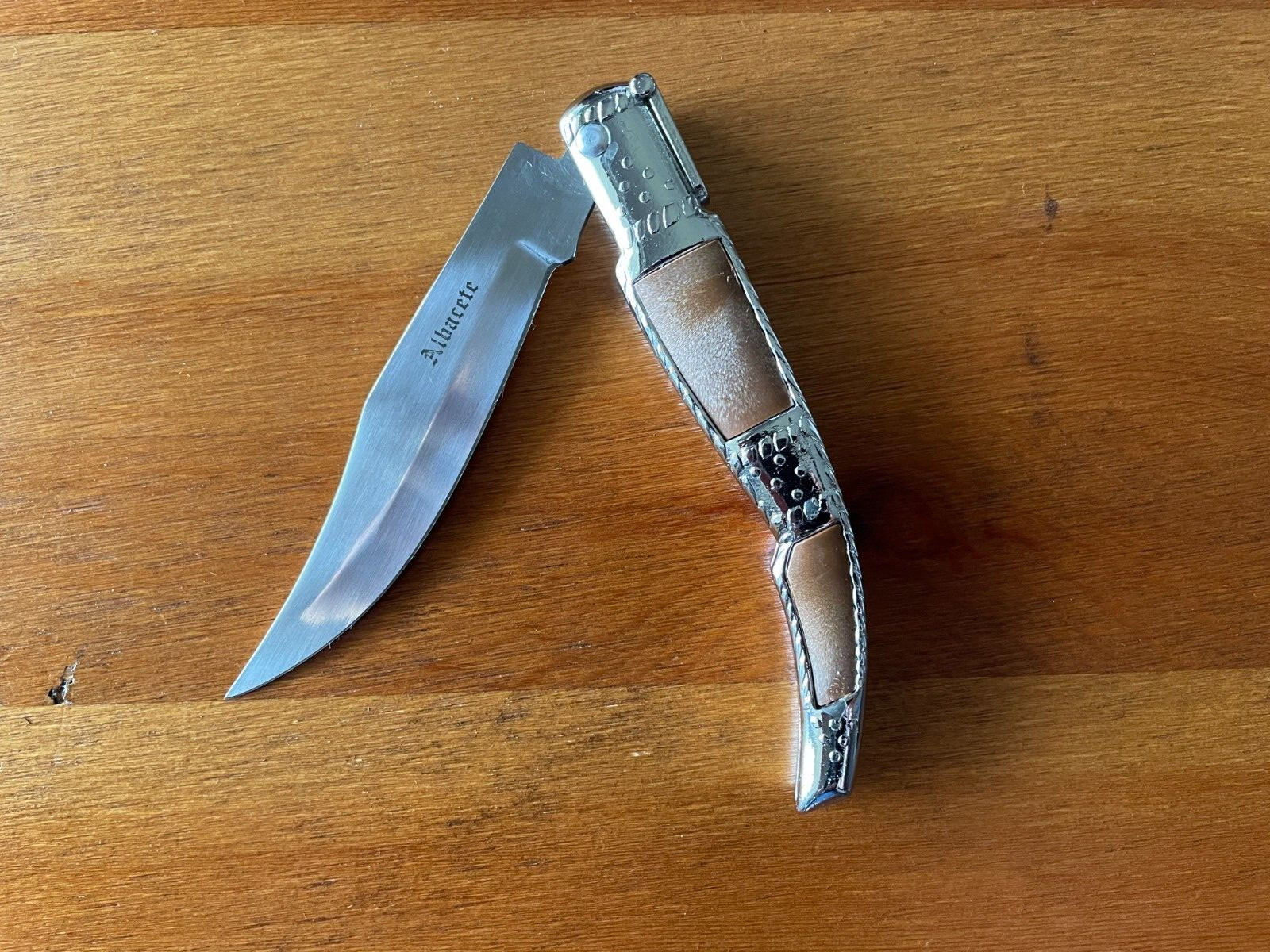 3.8” Arabian Style Folding Pocket Knife Navaja Handcrafted in Spain – USA Seller