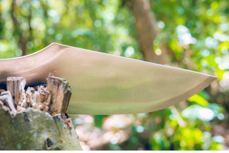 18 Inch Fixed Blade Tactical Machete Knife Handmade Carbon Steel Blade | Hunting