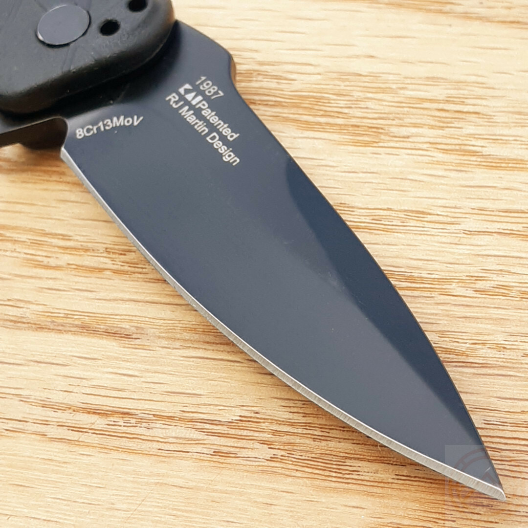Kershaw RJ Tactical Liner Folding Knife 3″ 8Cr13MoV Steel Blade Black GRN Handle