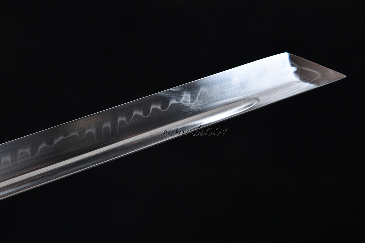 Bamboo-joint Style Shirasaya Sword T10 Japanese Samurai Katana Clay Tempered