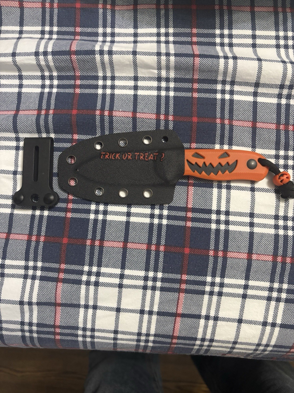 Kizer Drop Bear Fixed Blade Knife Halloween Edition 14c28n