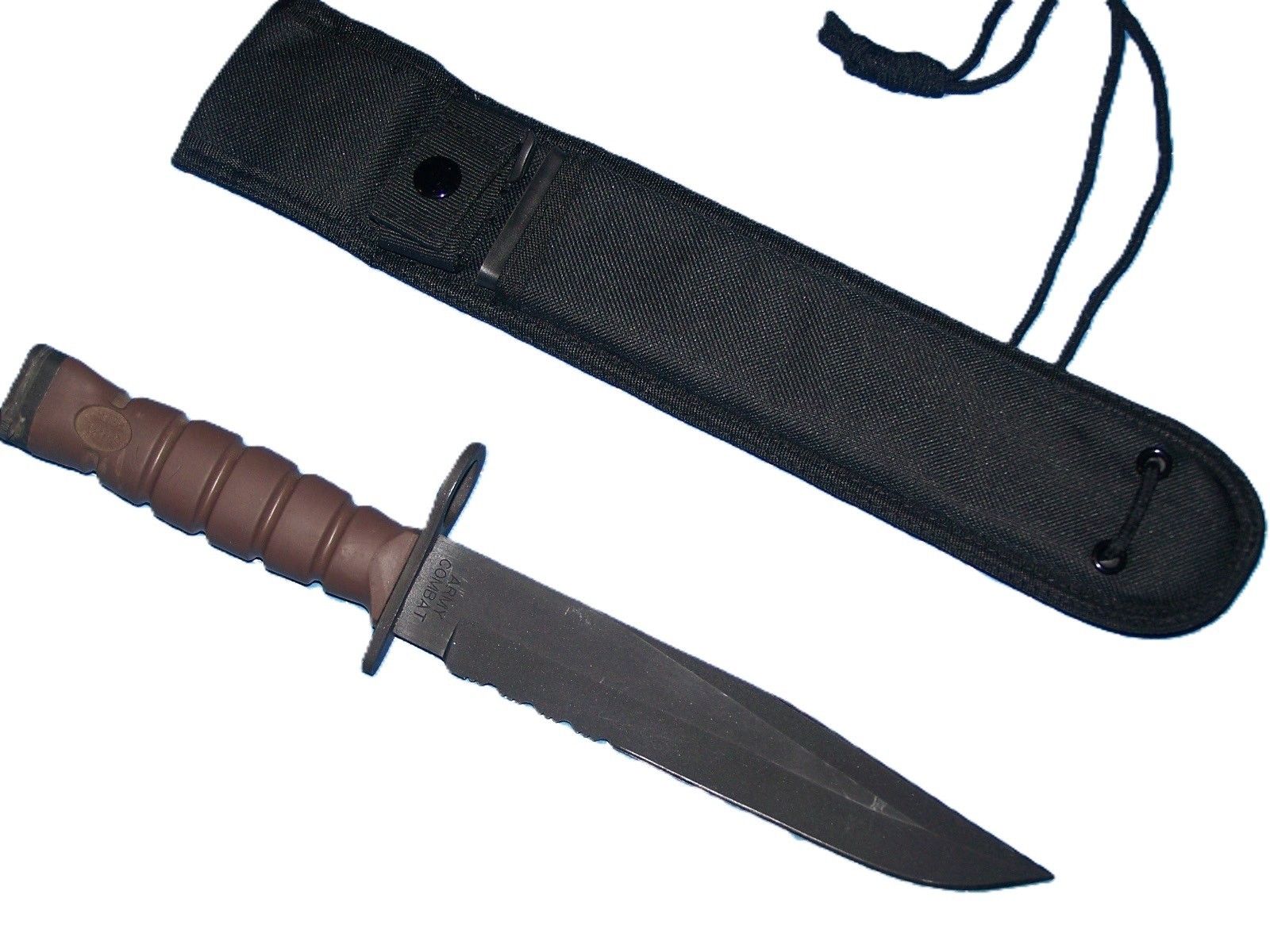 Vintage OKC3S Knife USMC Marine Corps Bayonet Ontario Knife Co & MOLLE Sheath