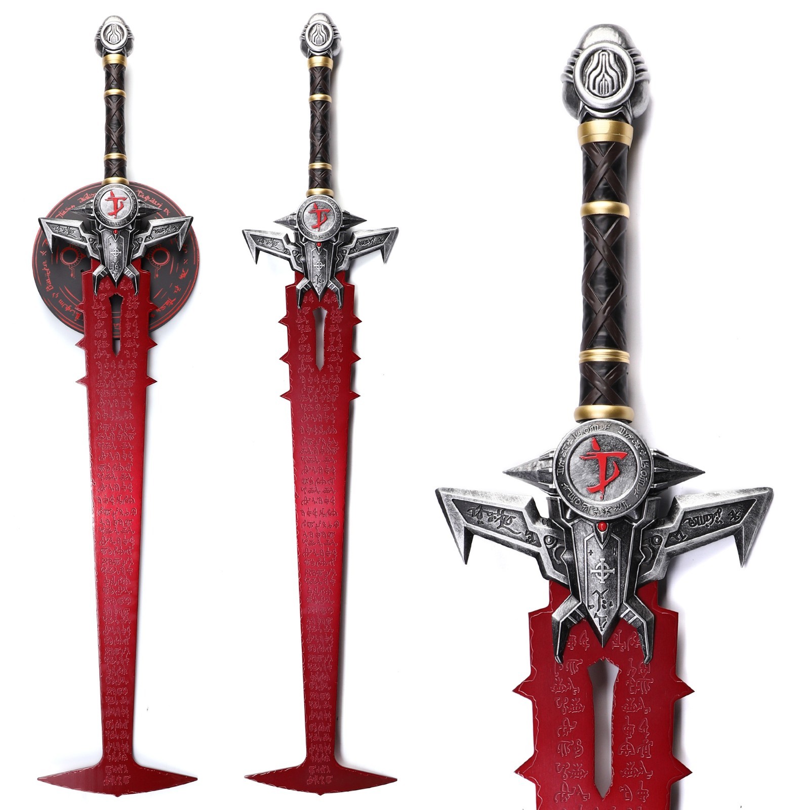 45 inchs The Crucible Blade Sword Metal Replica with Display Stand