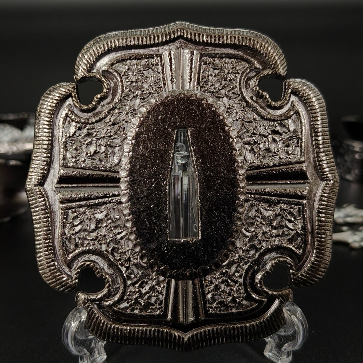 Brand New Japanese Tachi Sword Koshirae Fittings Set Tsuba Menuki Alloy Hardware