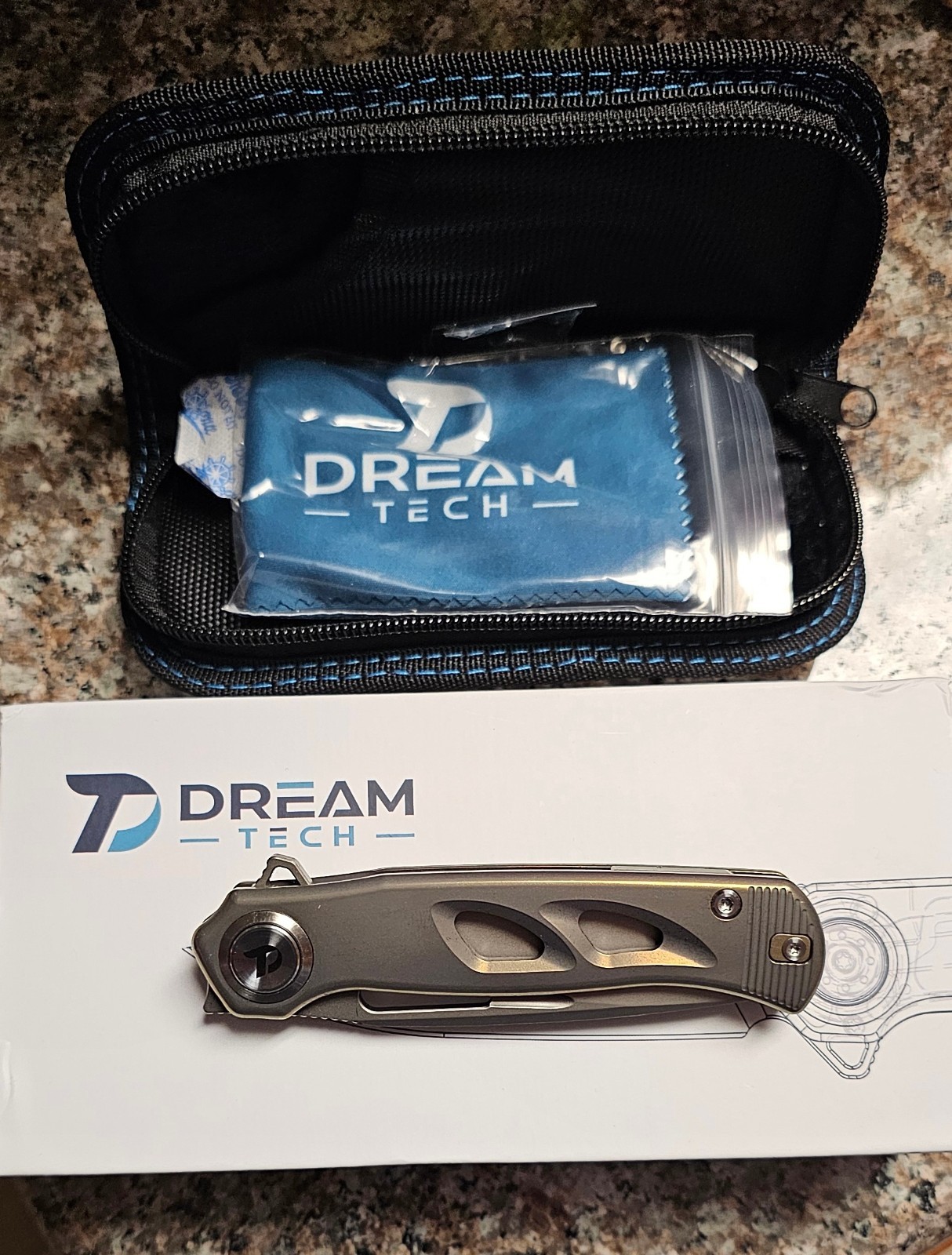 Dreamtech M390 Drop Point Bronze Titanium
