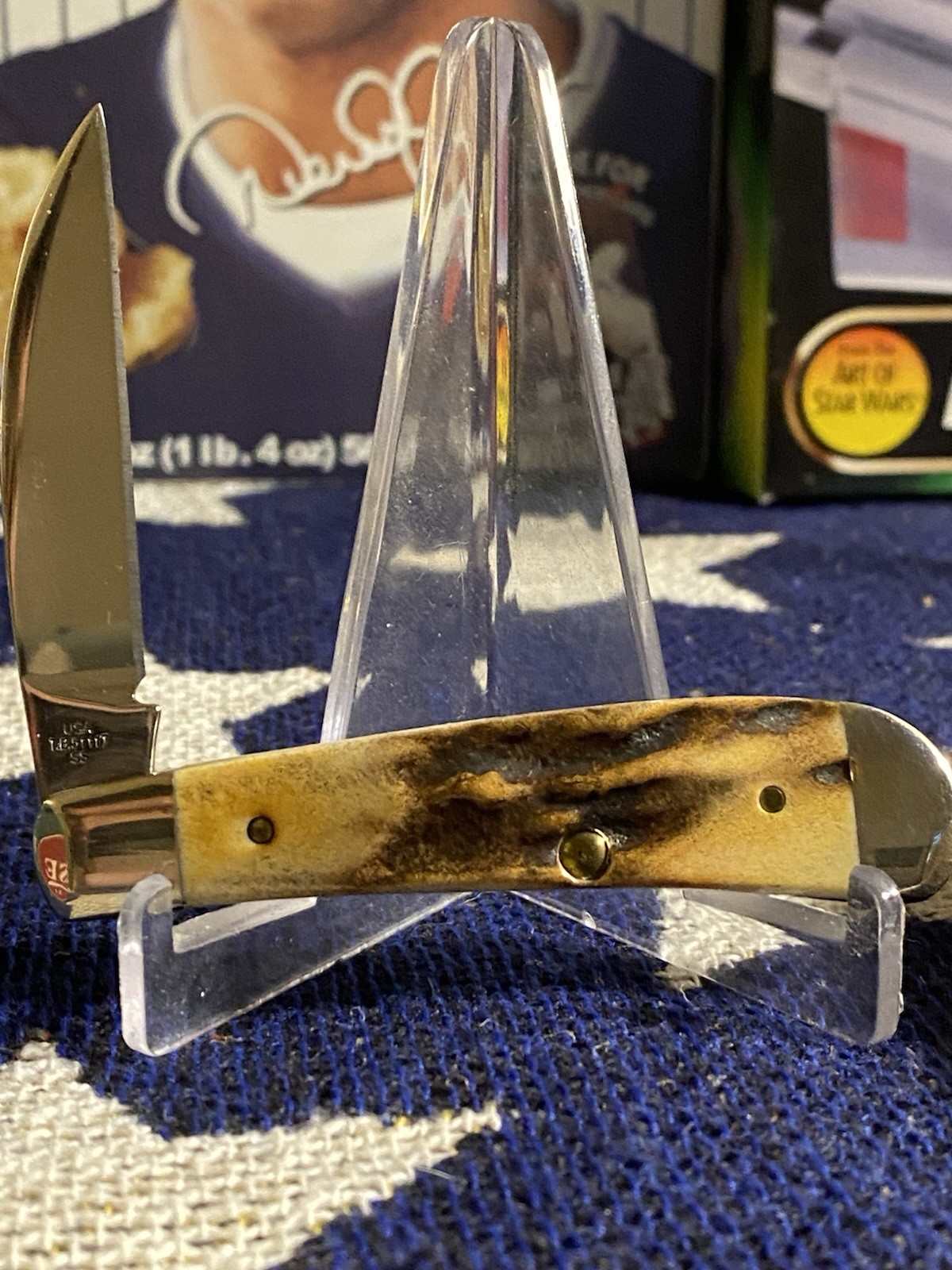 Case XX Case Brothers 2011 Swayback Stag Knife Prime Stag XX With Box #TB51117