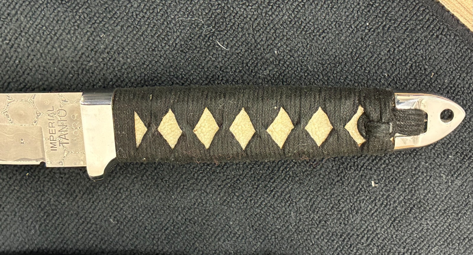 NEW RARE Cold Steel Damascus Imperial Tanto 1980’s Mint with Sheath