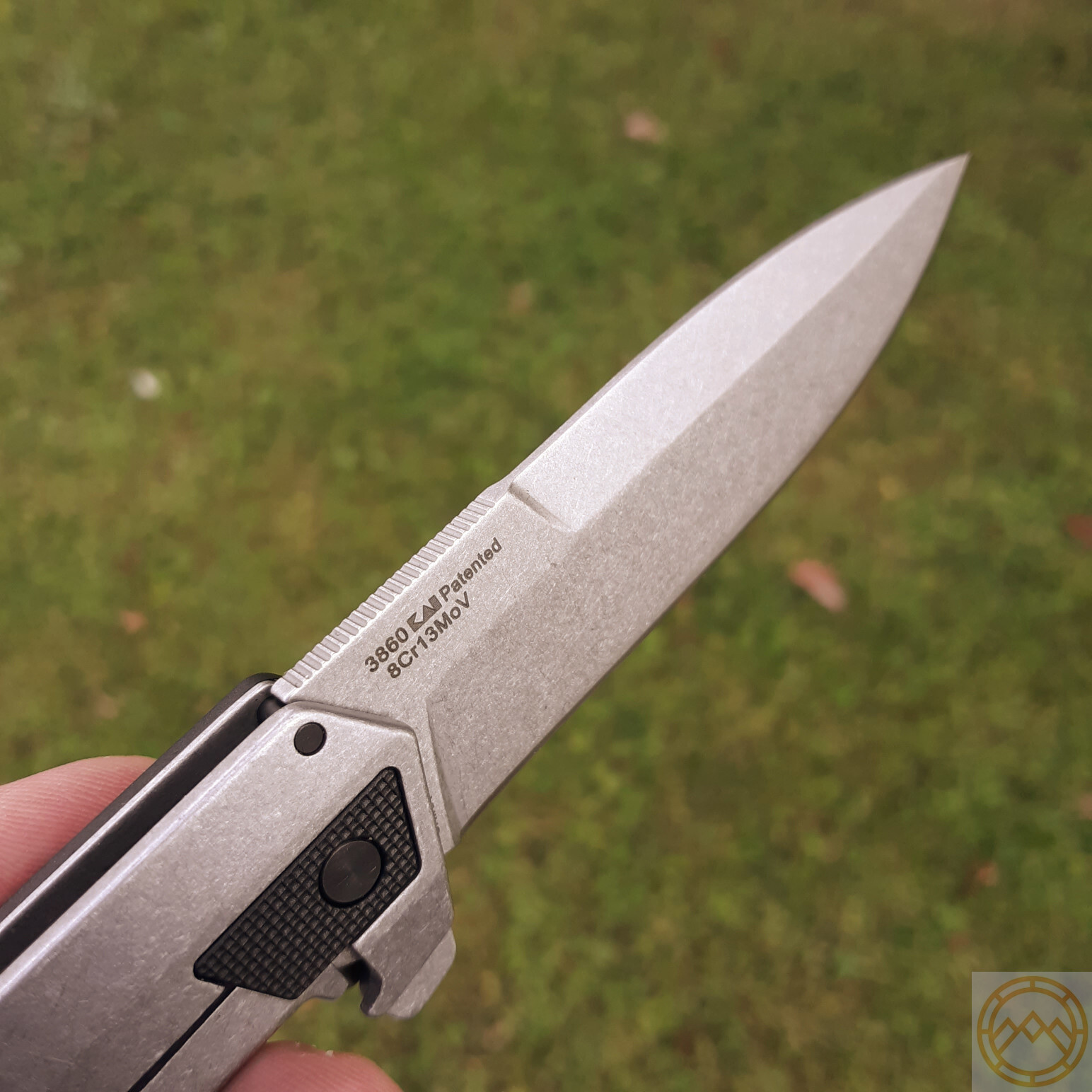 Kershaw Oblivion Folding Knife 3.5″ 8Cr13MoV Steel Blade Stainless/Nylon Handle