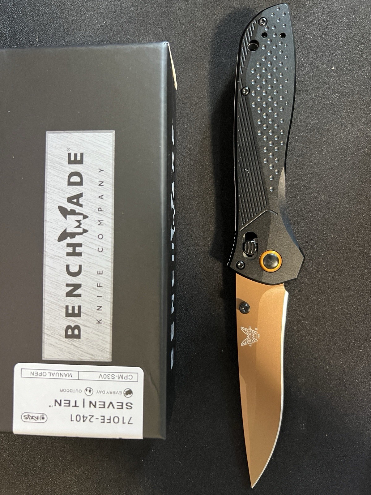 Benchmade 710FE-2401 SEVEN TEN Limited Edition MagnaCut FDE 710 Knife NIB