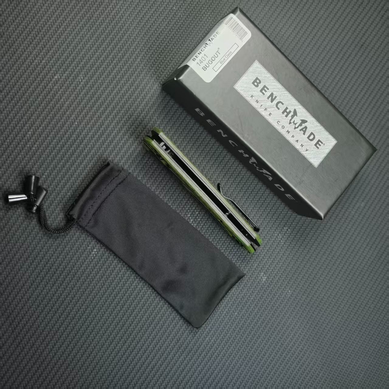 Benchmade Bugout 1401 CPM-S30V Green G10 Spear Point EDC Knife