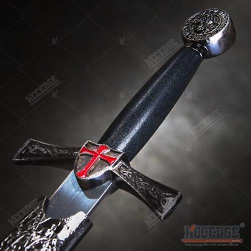 16″ Medieval Knights Templar Stainless Steel Fixed Blade Dagger Knife