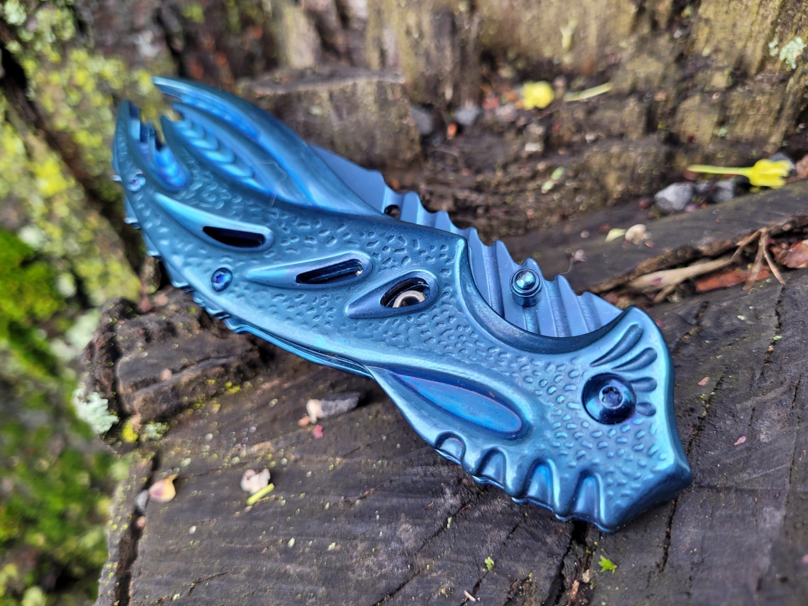 Unique Jose Negron Design Pocket Knife HawkBill Blade Manual Folder EDC 5.8oz.