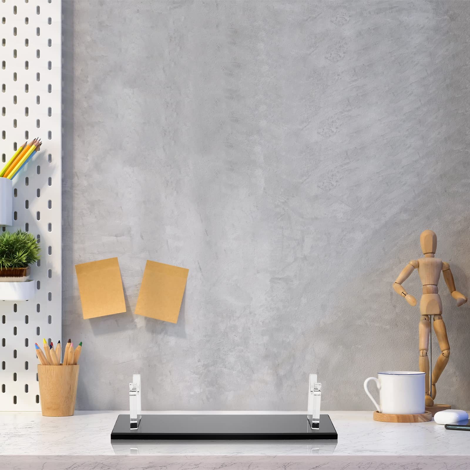 Acrylic Sword Stand 2Piece Desktop Holder for Decorative Table Display