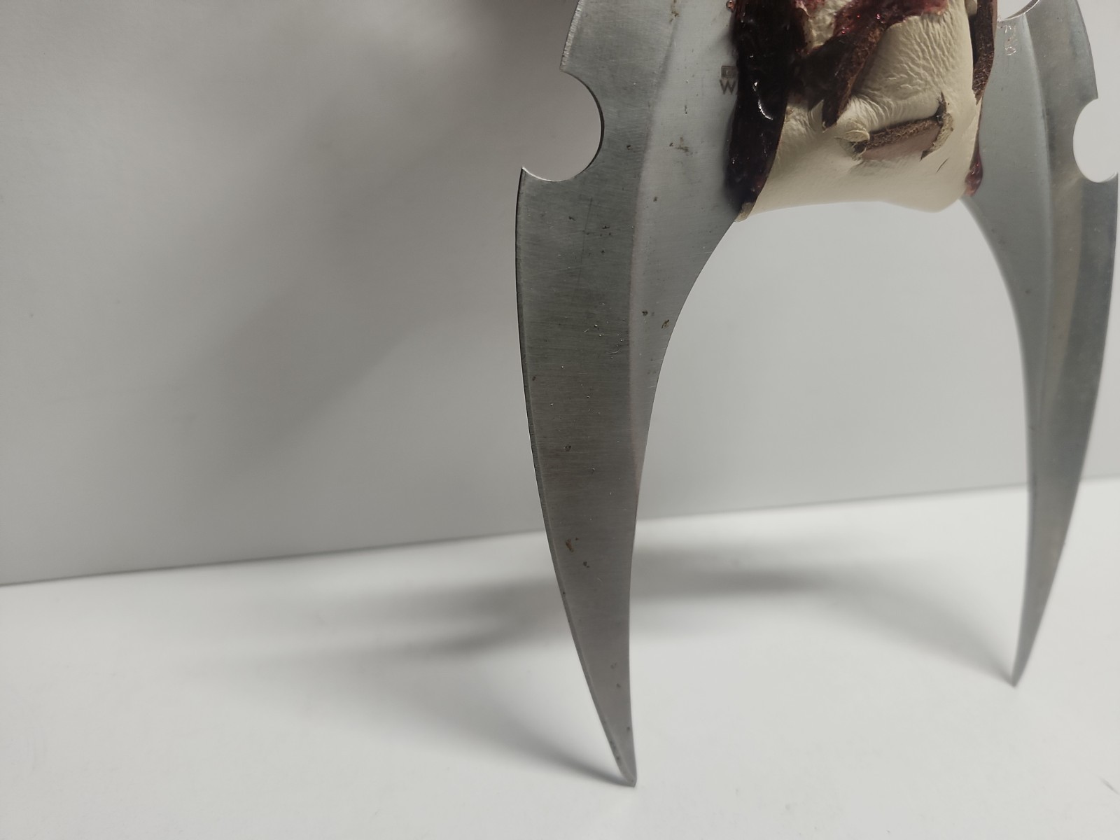 Tom Anderson Custom Fantasy Axe Set Double Blade Rawhide Leather Wrapped Signed