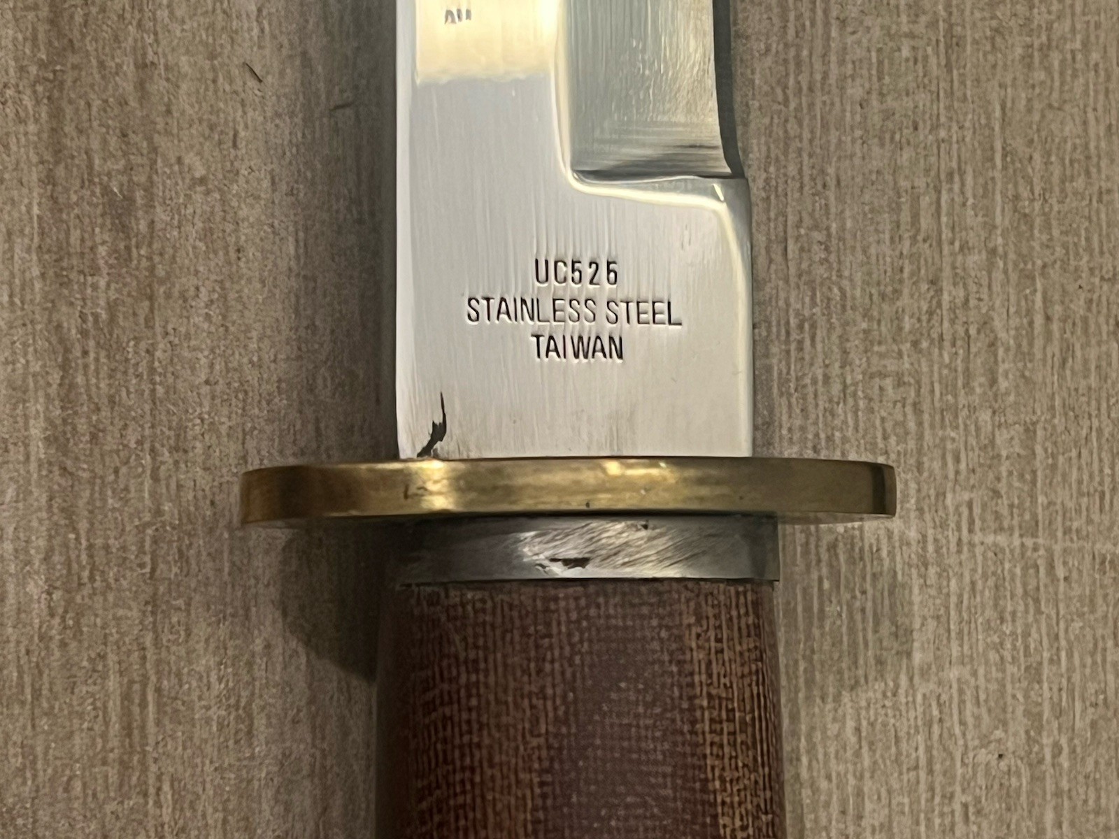 Large Tanto Knife MFG United In Original Box