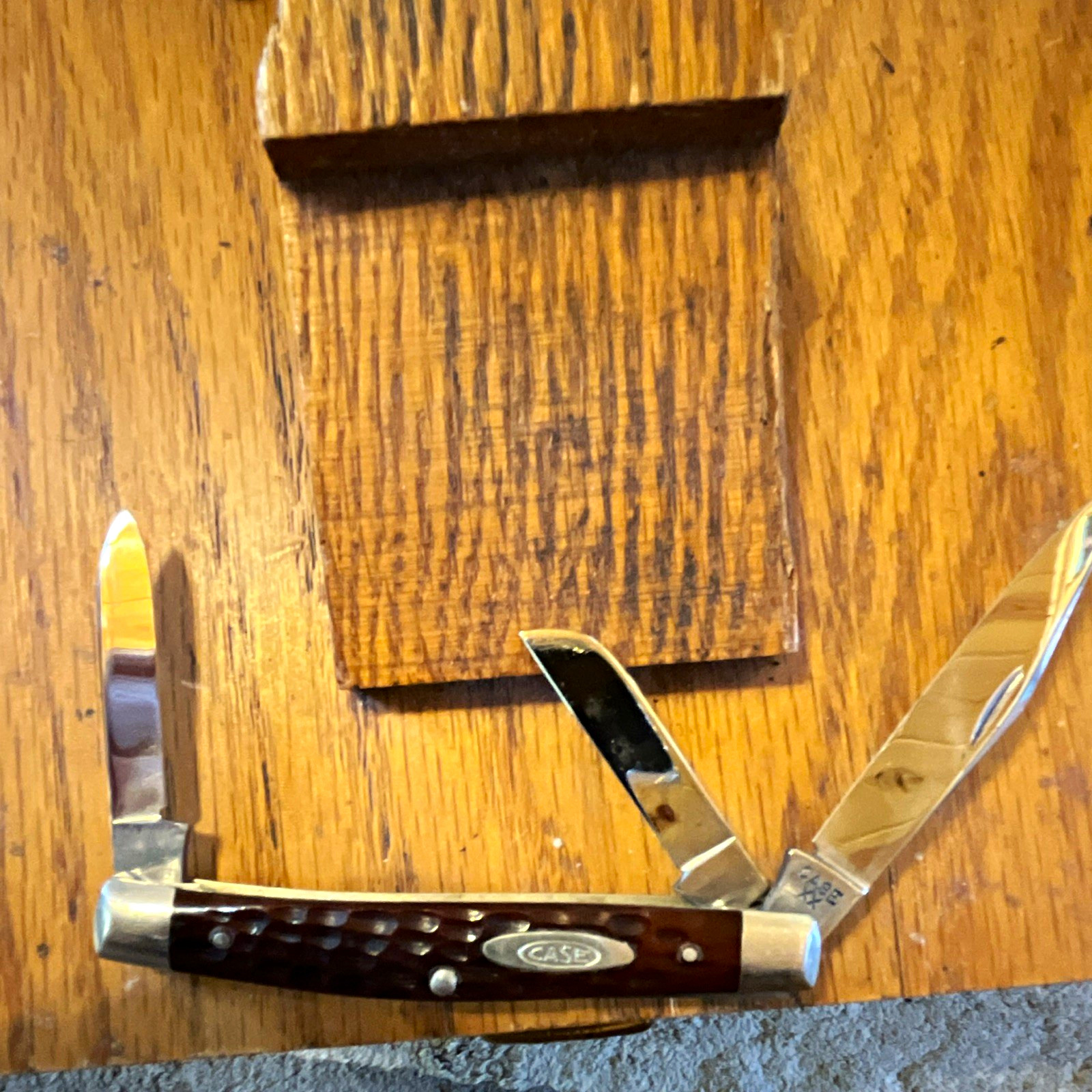 Case Stockman 6344 3 Blade Pocketknife Brown Jigged Bone SS Slipjoint
