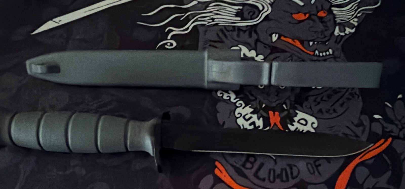GLOCK FM 81 Survival Knife w/ Sawback Blade & Gray Polymer Sheath – Austria