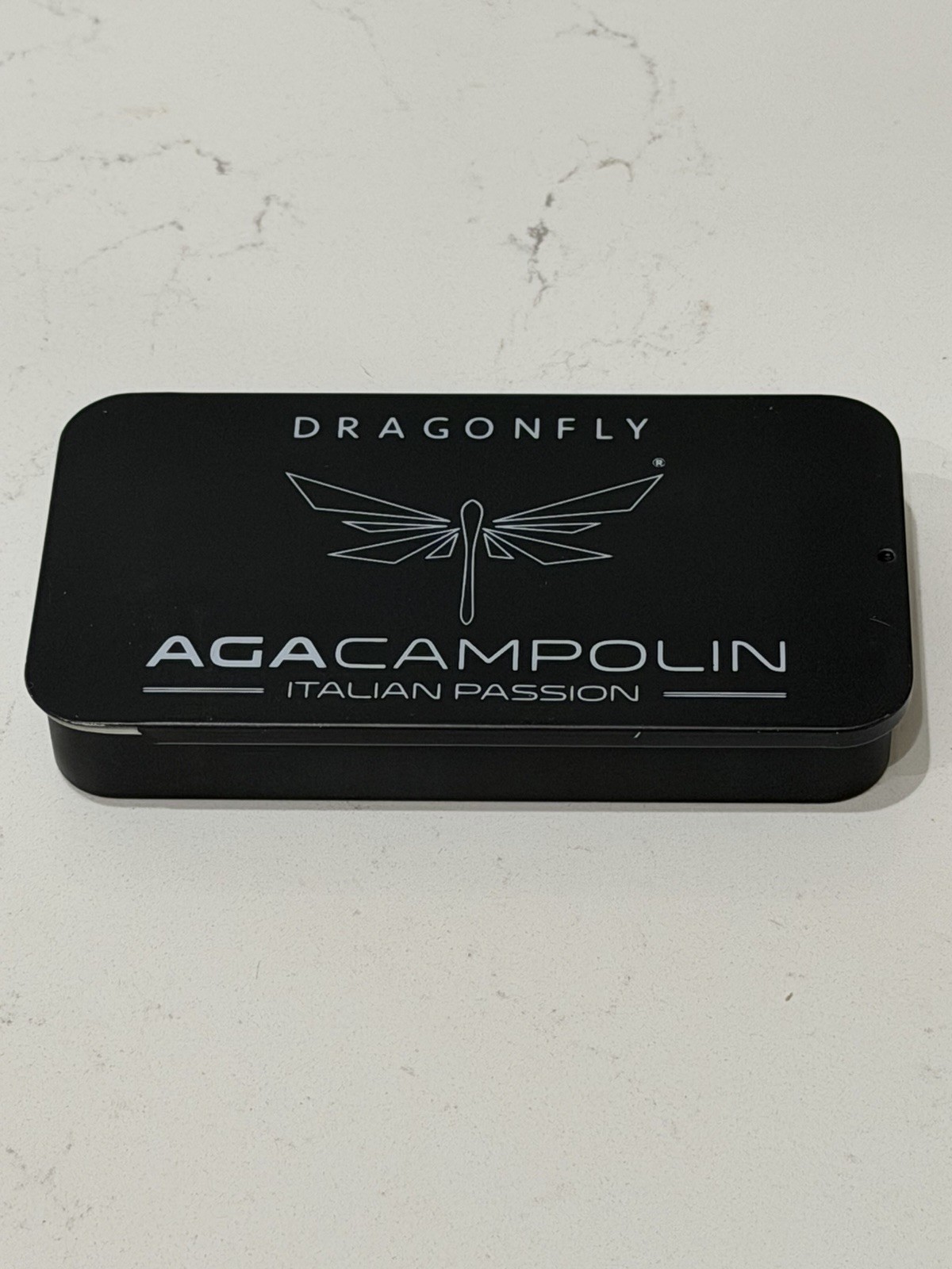 AGA Campolin Dragonfly Silver Steel Folding Knife – Brand New