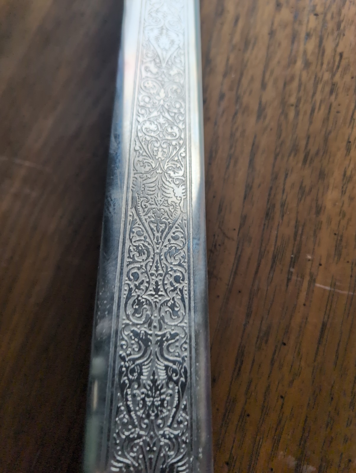 Vintage Felipe II Decorative Sword NO SCABBARD Replica NOT SHARP ONLY POINTY