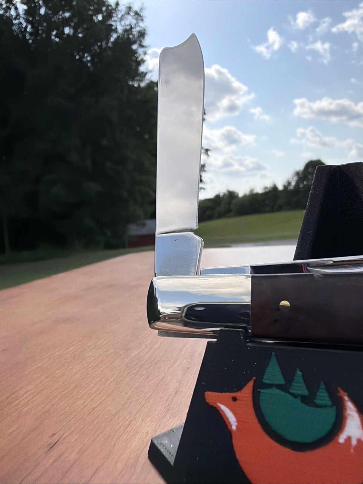Case XX 2024 Brown Maple Burl 72005RAZ SS Razor Knife X
