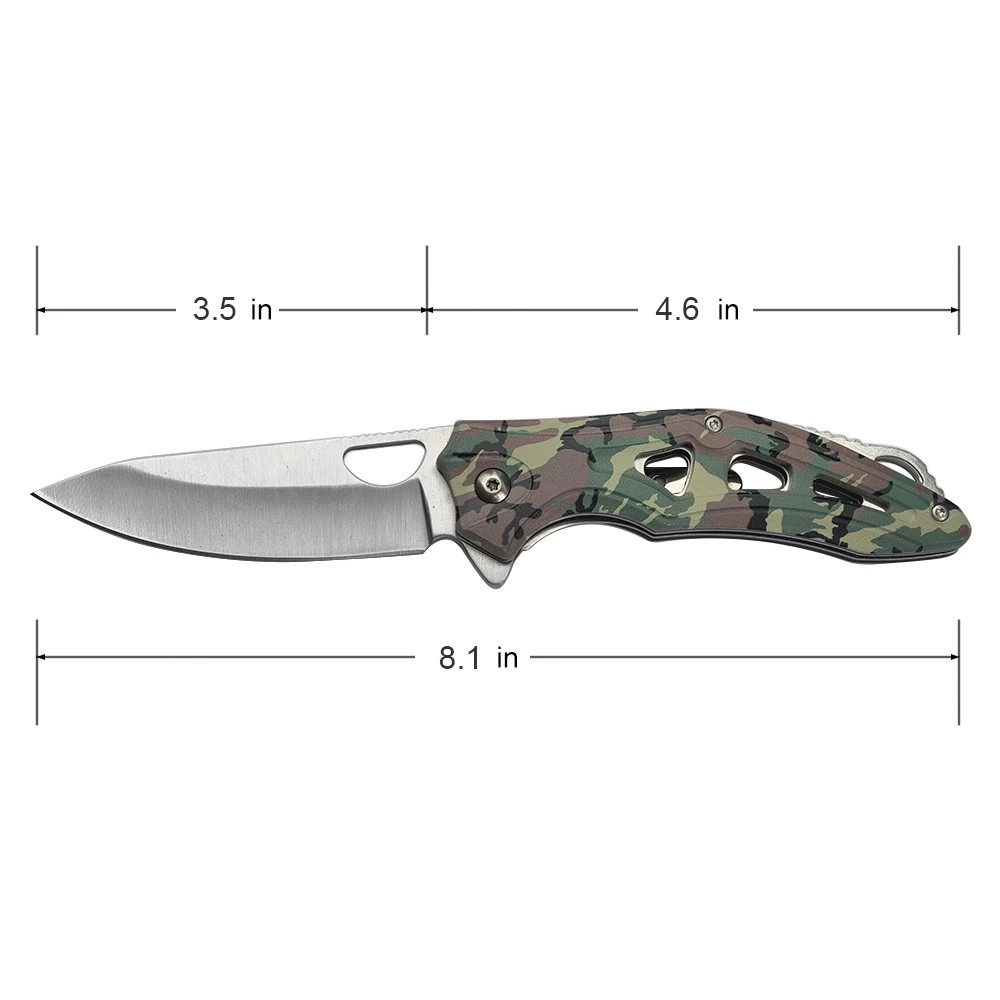 8.10″ MTech Spring Assisted Knife w/Aluminum Handle and Low Carry Pocket Clip