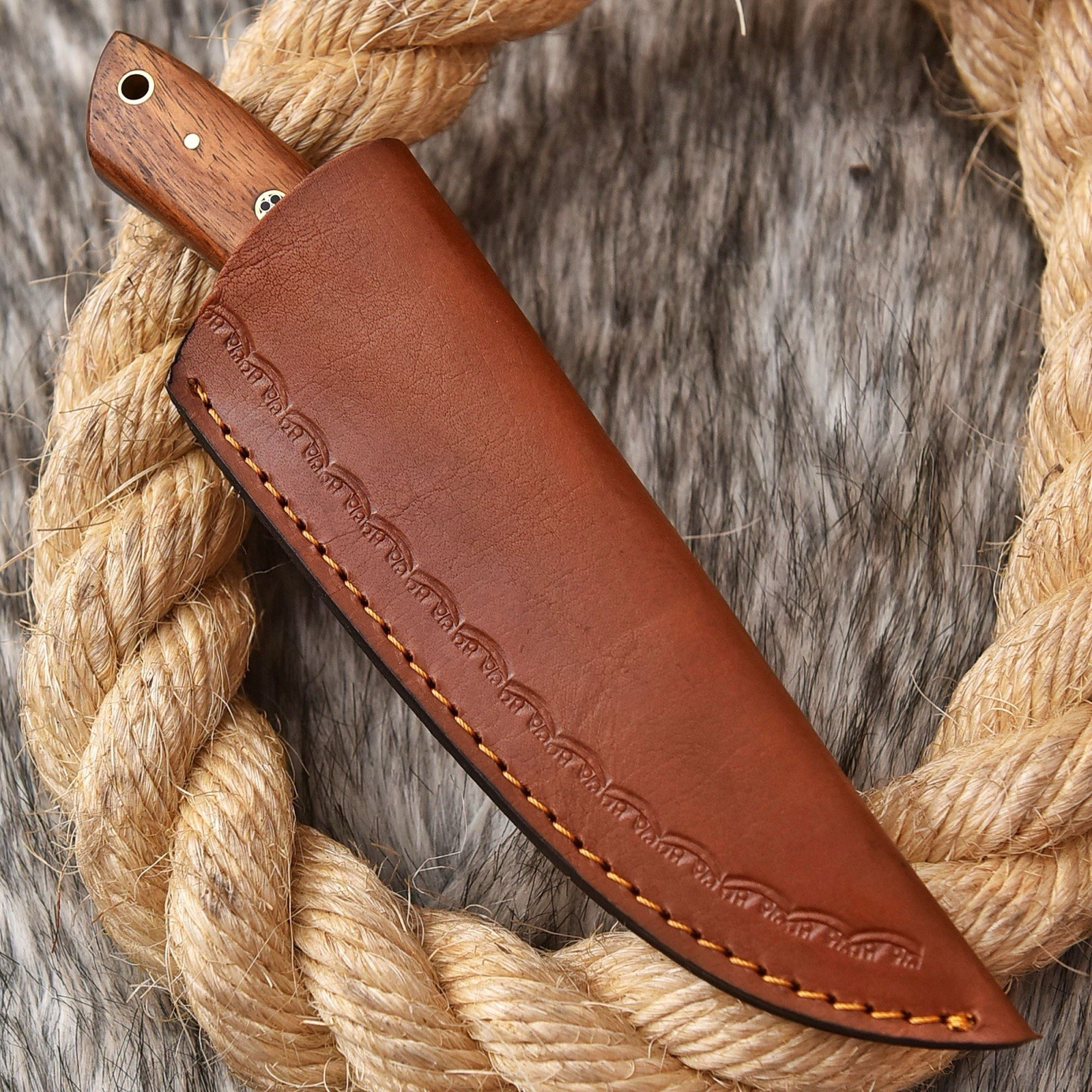 handmade Damascus Fix Blade Knife Full Tang Best Seller Knives