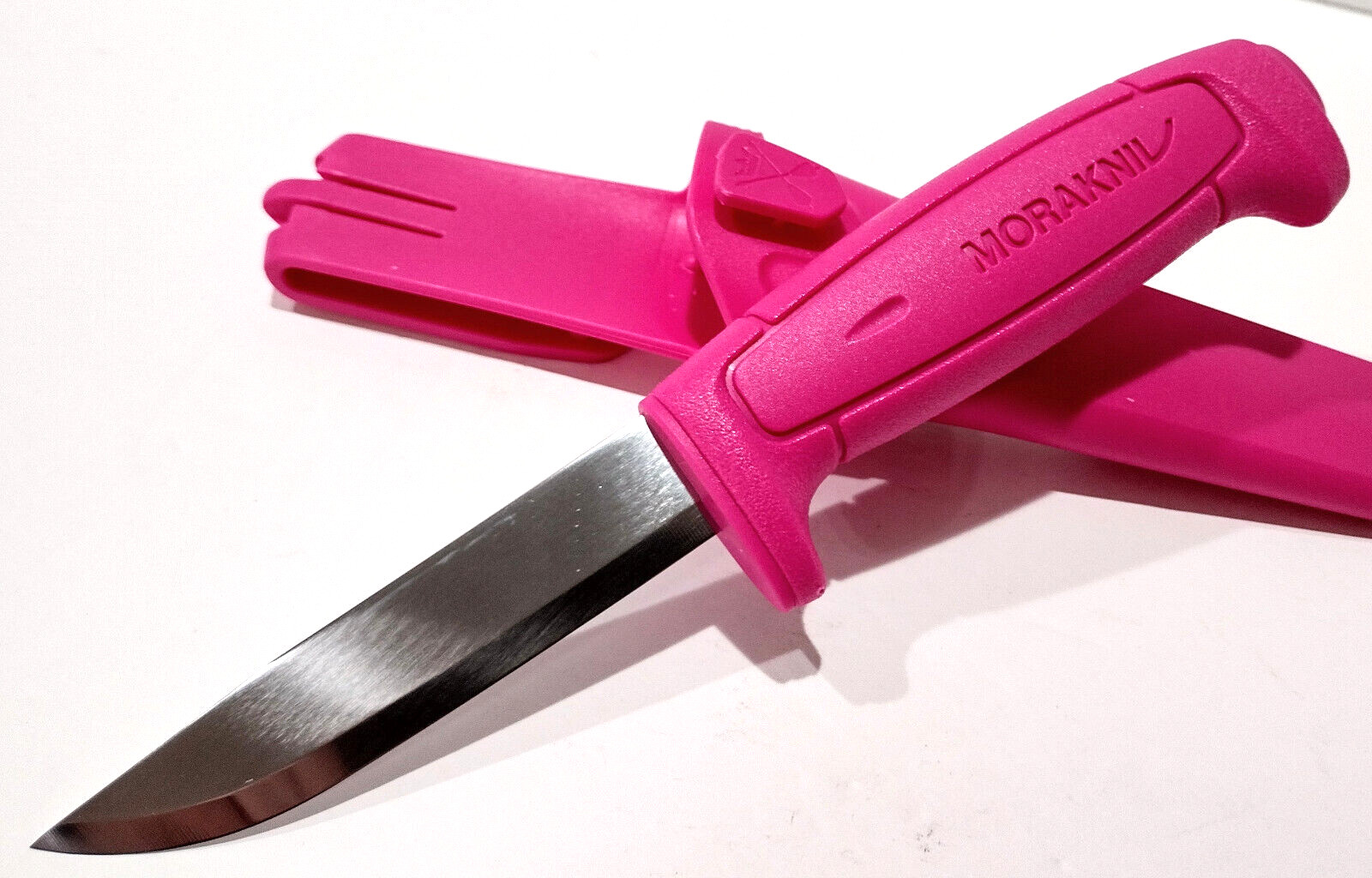 MORA SWEDEN MORAKNIV MILITARY PINK BASIC 511 CARBON STEEL TACTICAL KNIFE