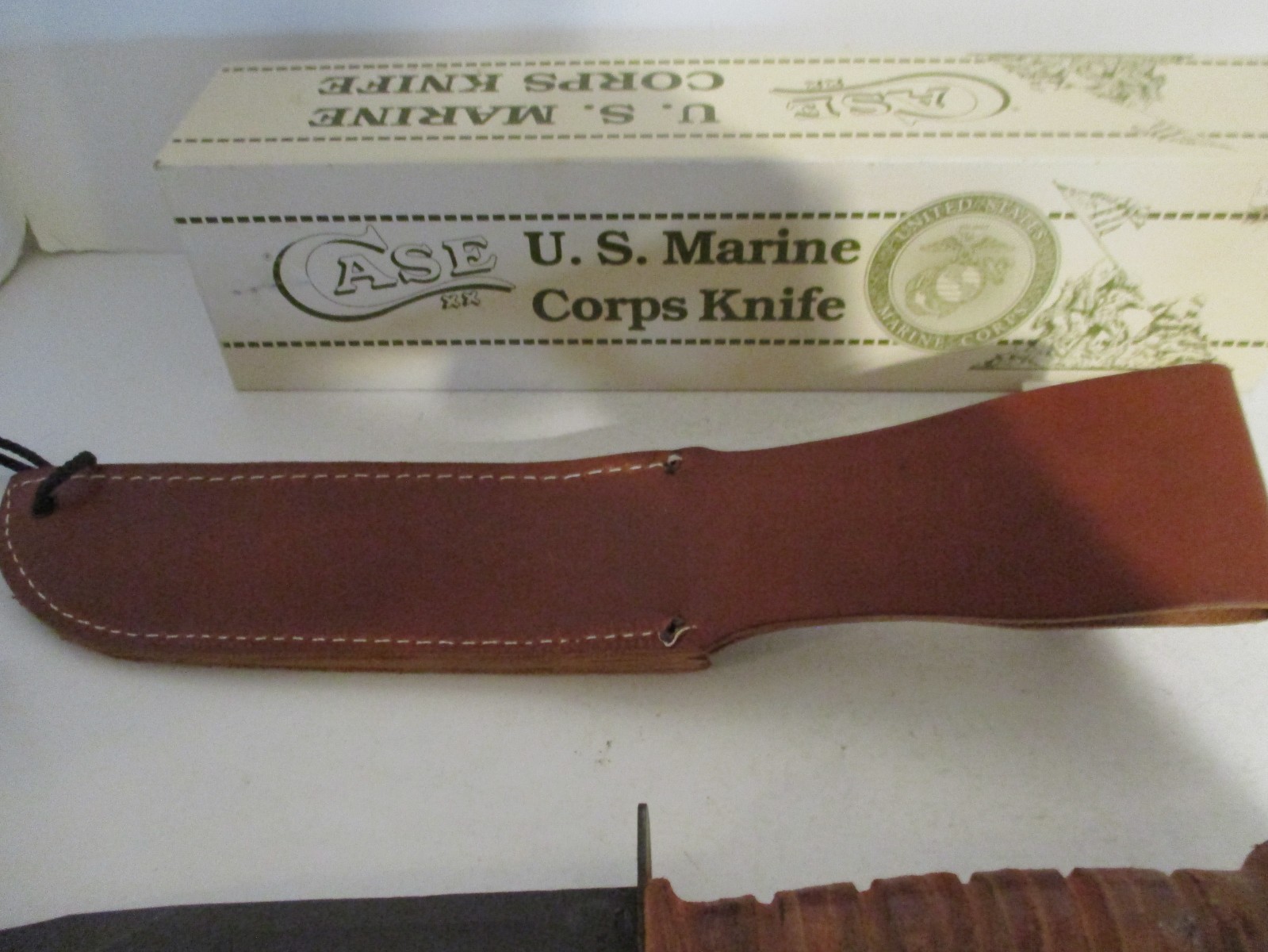 Case USMC Marine Corps Combat Knife w/Sheath in Box USA Made