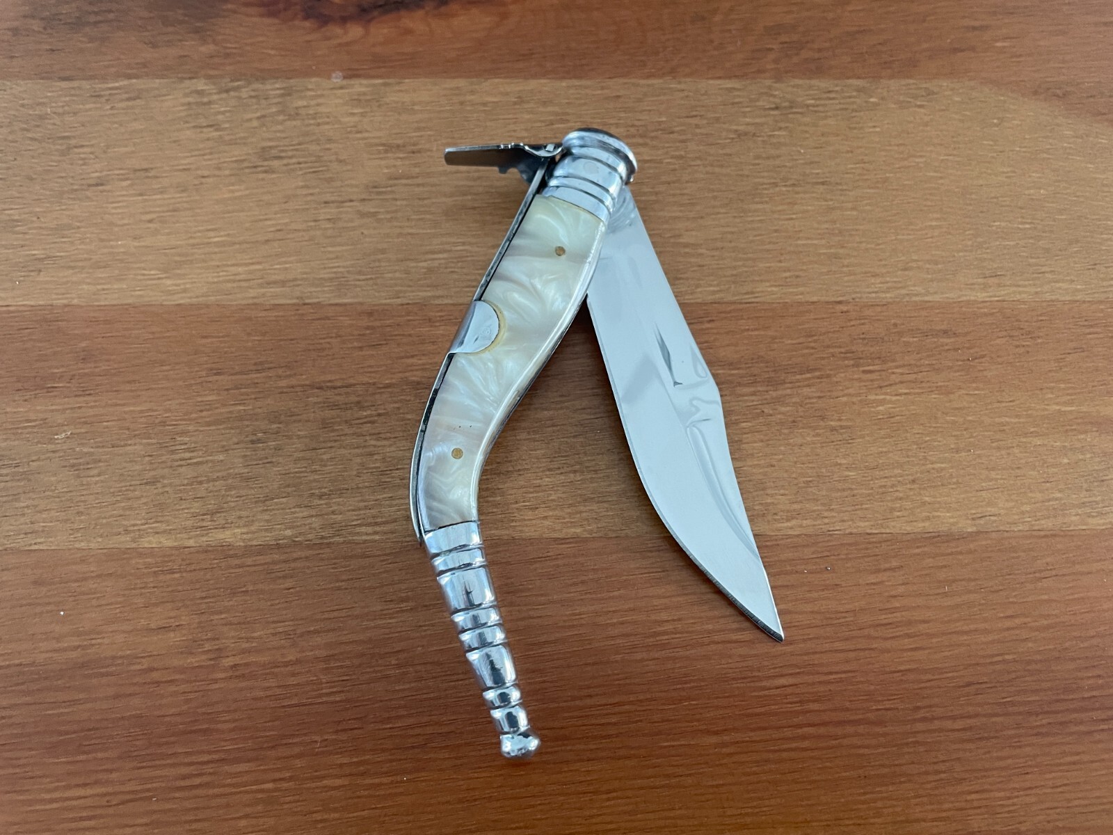 3.75″ Navaja Sevillana Bandolera Nacre Imitation Handle from Spain – US Seller