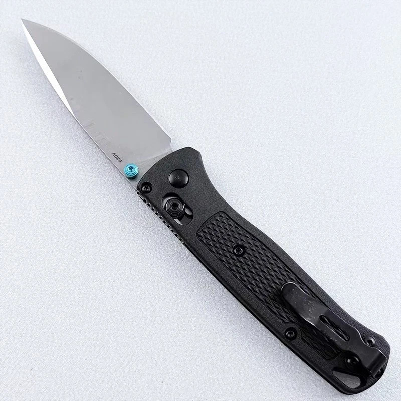 Benchmade Bugout CU535-SS CPM-S30V Drop-Point Black Grivory Handle Folding Knife