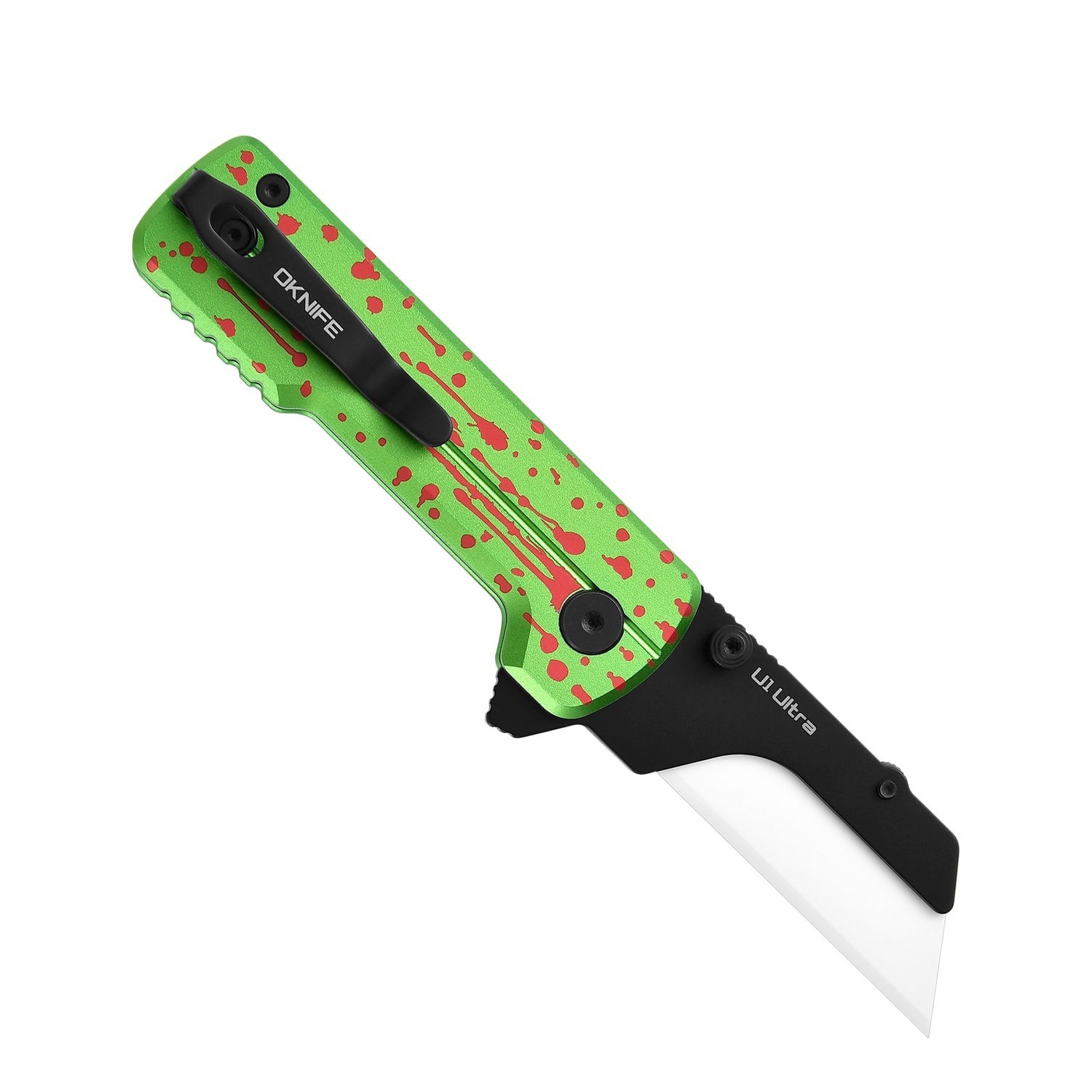 Oknife Otacle U1 Zombie Folding Knife 2.38″ Ceramic Blade Super Aluminum Handle